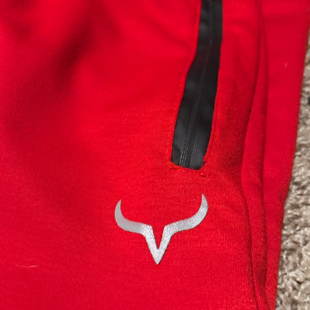 Bold red unisex sweatpants / joggers from Screenshot Sports (S) - EUC! - Picture 2 of 11